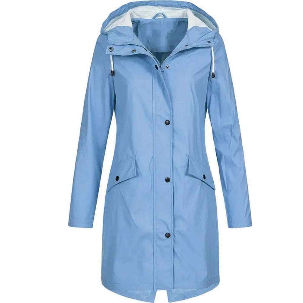 LM | Outdoor long waterproof jacket