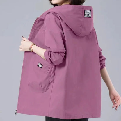 LM | Long spring coat with hood