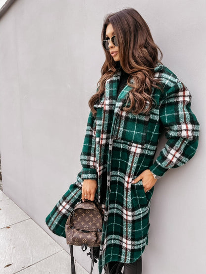 LM | Long Plaid Jacket™: For women