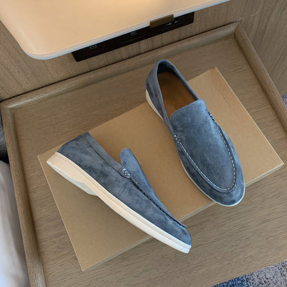 LM | Men's casual shoes suede loafer slip on