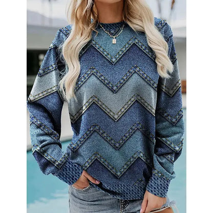 LM | Print Pullover Sweatshirt