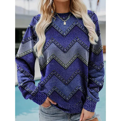 LM | Print Pullover Sweatshirt