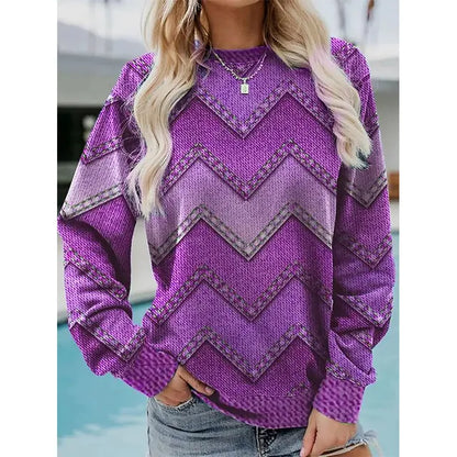 LM | Print Pullover Sweatshirt