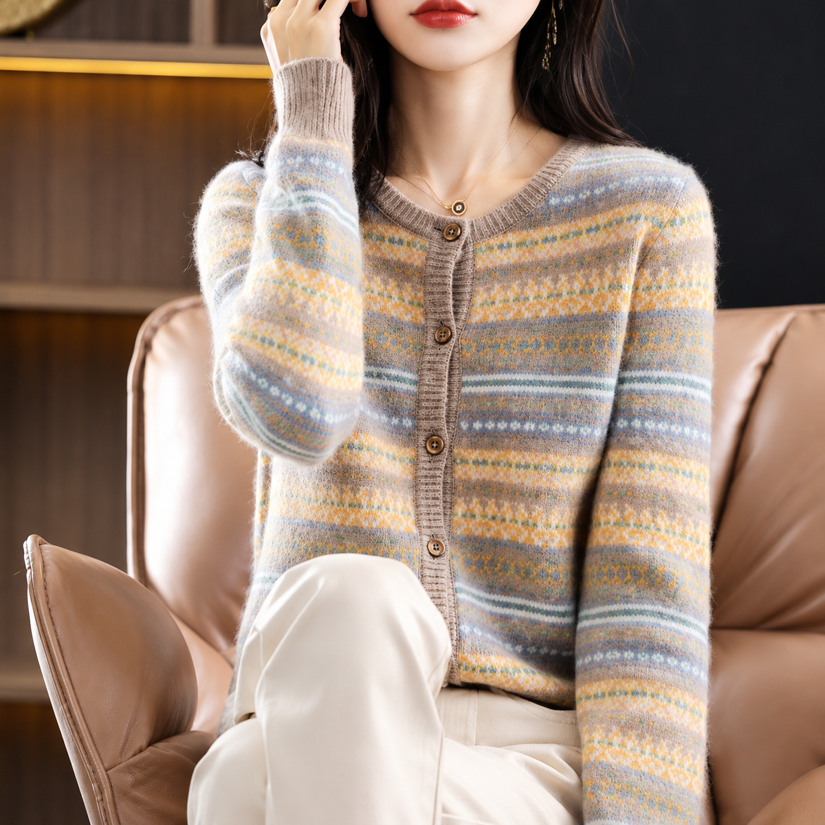Timeless Vintage Style Cardigan