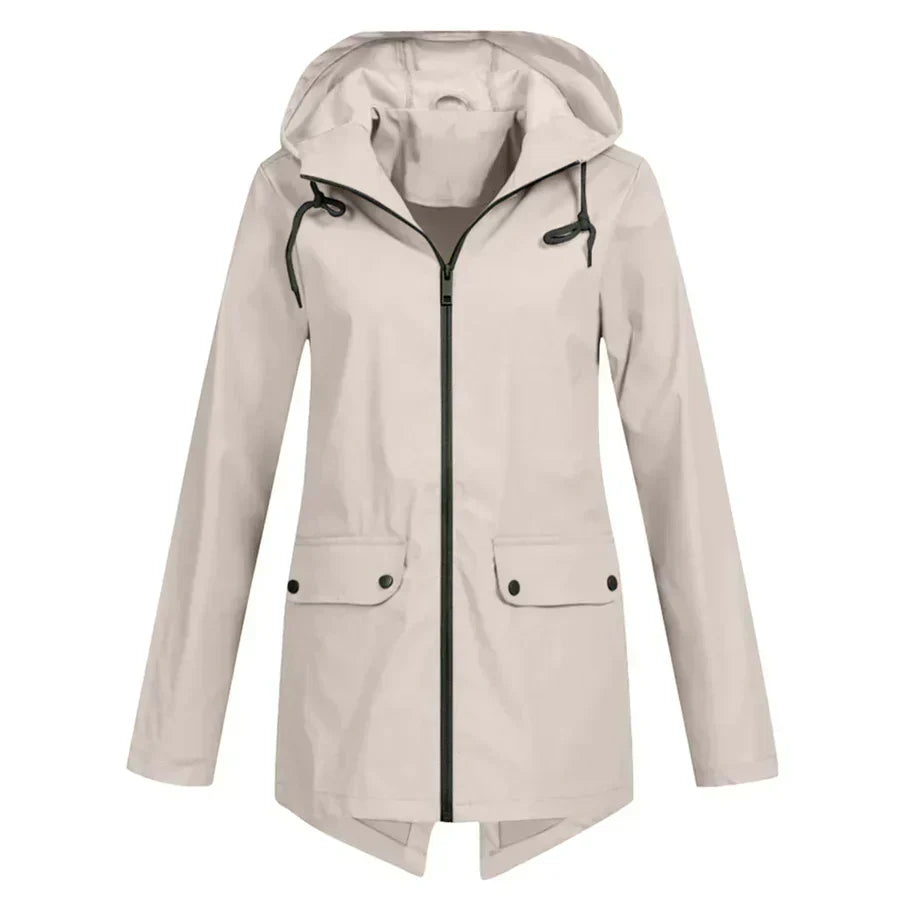 LM | Waterproof jacket with zipper for women