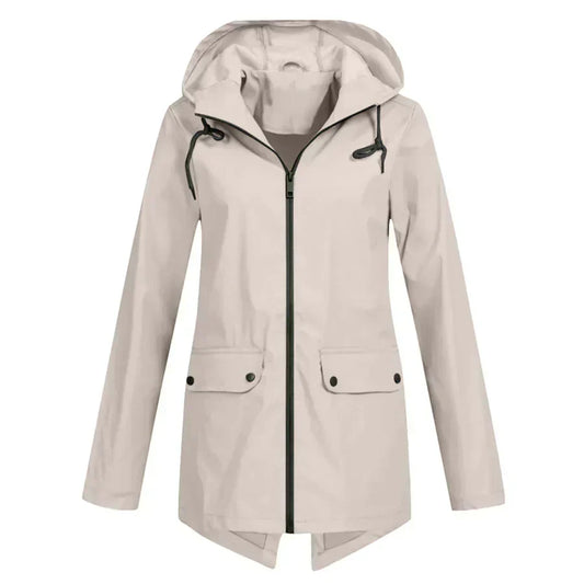 LM | Waterproof jacket with zipper for women