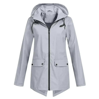 LM | Waterproof jacket with zipper for women