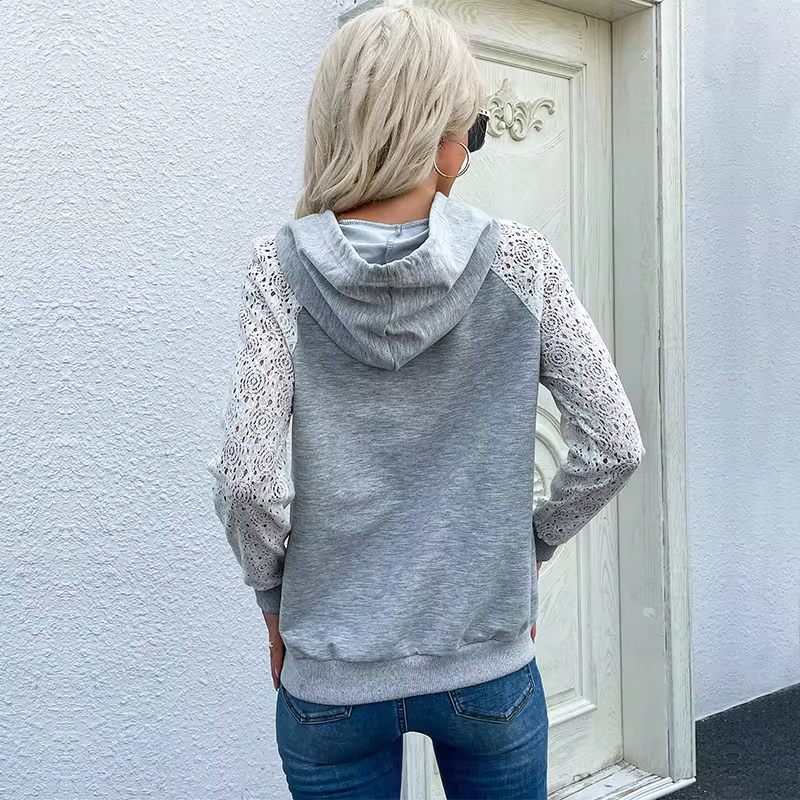 LM | Hollow Out Casual hoodie