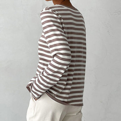 LM | Striped pullover shirt