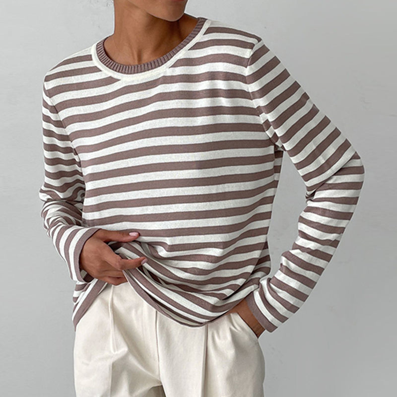LM | Striped pullover shirt