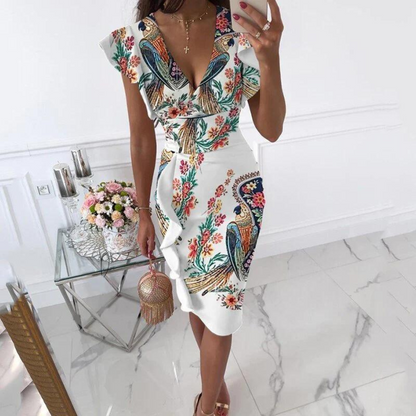 LM | Elegant midi dress for the summer