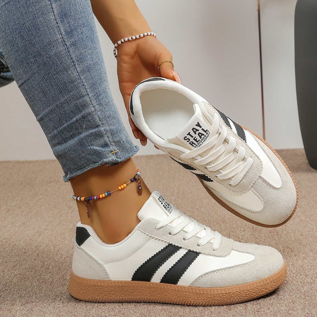 Chic Orthopedic Trainers with Unique Design