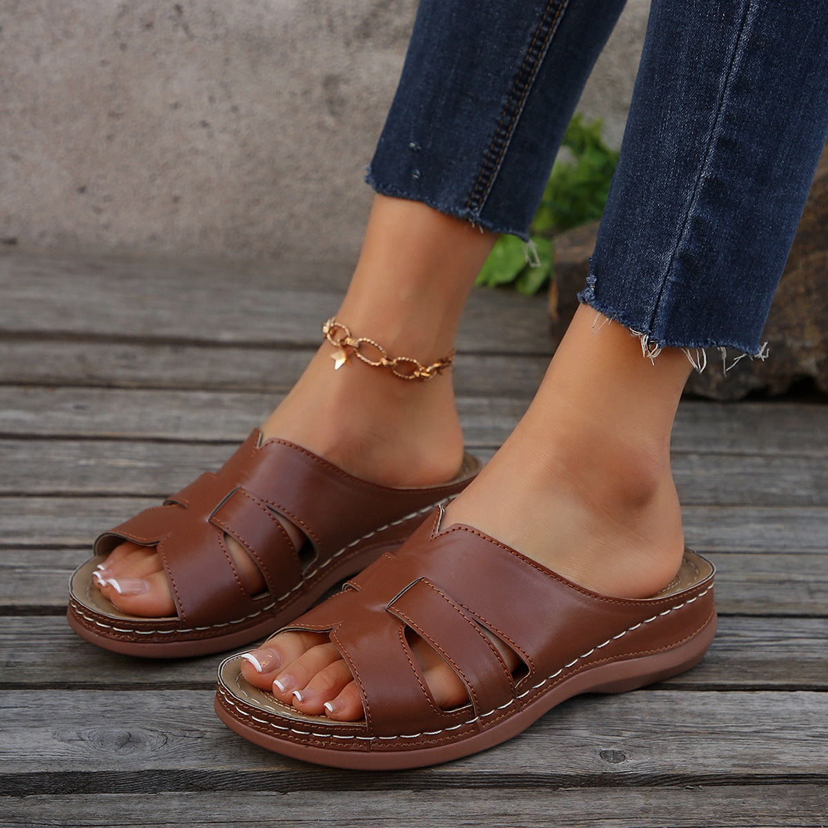 Classic Orthopedic Sandals with Timeless Style
