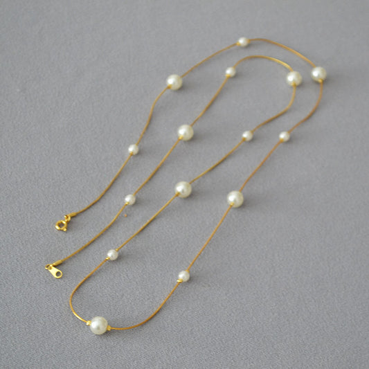 Beautiful Pearl Necklace with Unique Style