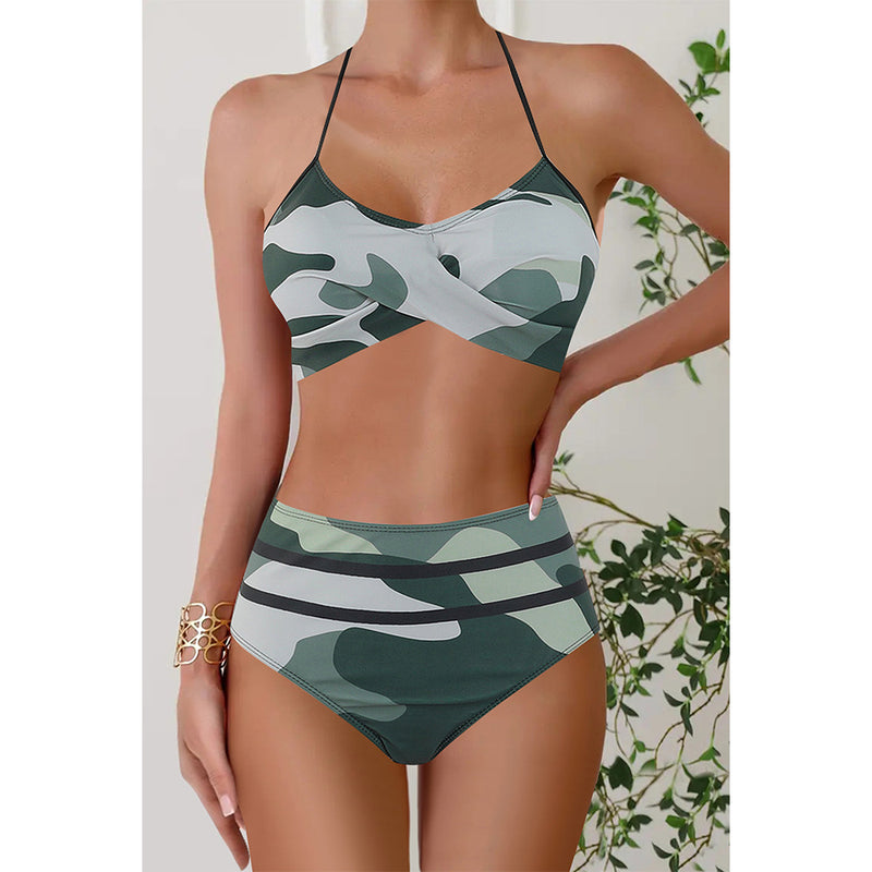 LM | Printed two-piece bikini
