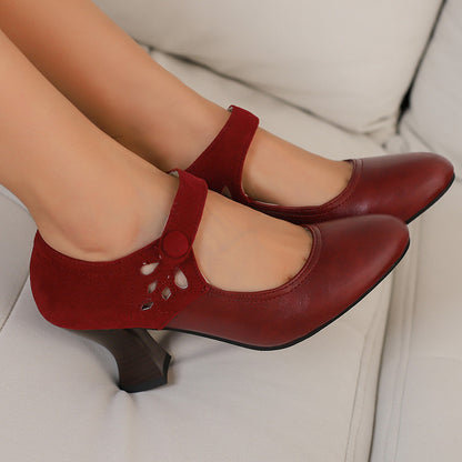Classic Orthopedic Heels with Timeless Style