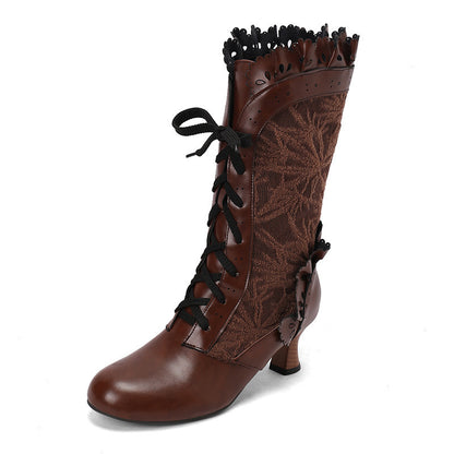 Vintage Inspired Orthopedic Boots