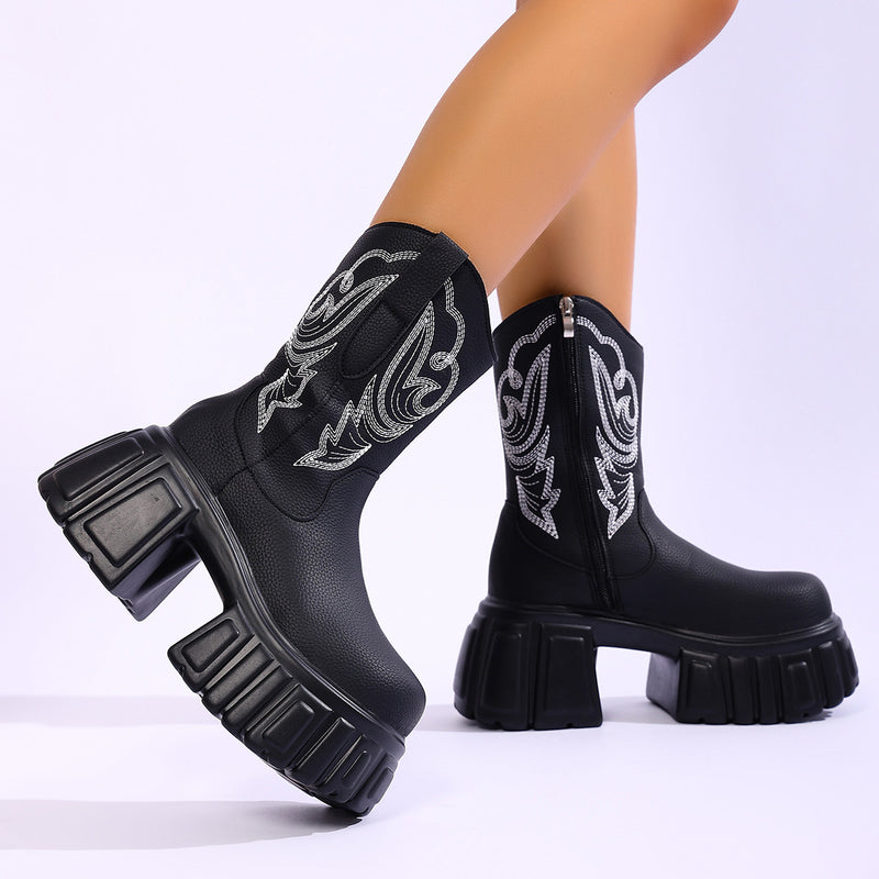 Chic Orthopedic Boots with Unique Design