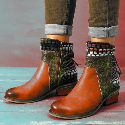 Vintage Inspired Orthopedic Boots