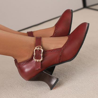 Classic Orthopedic Heels with Timeless Style