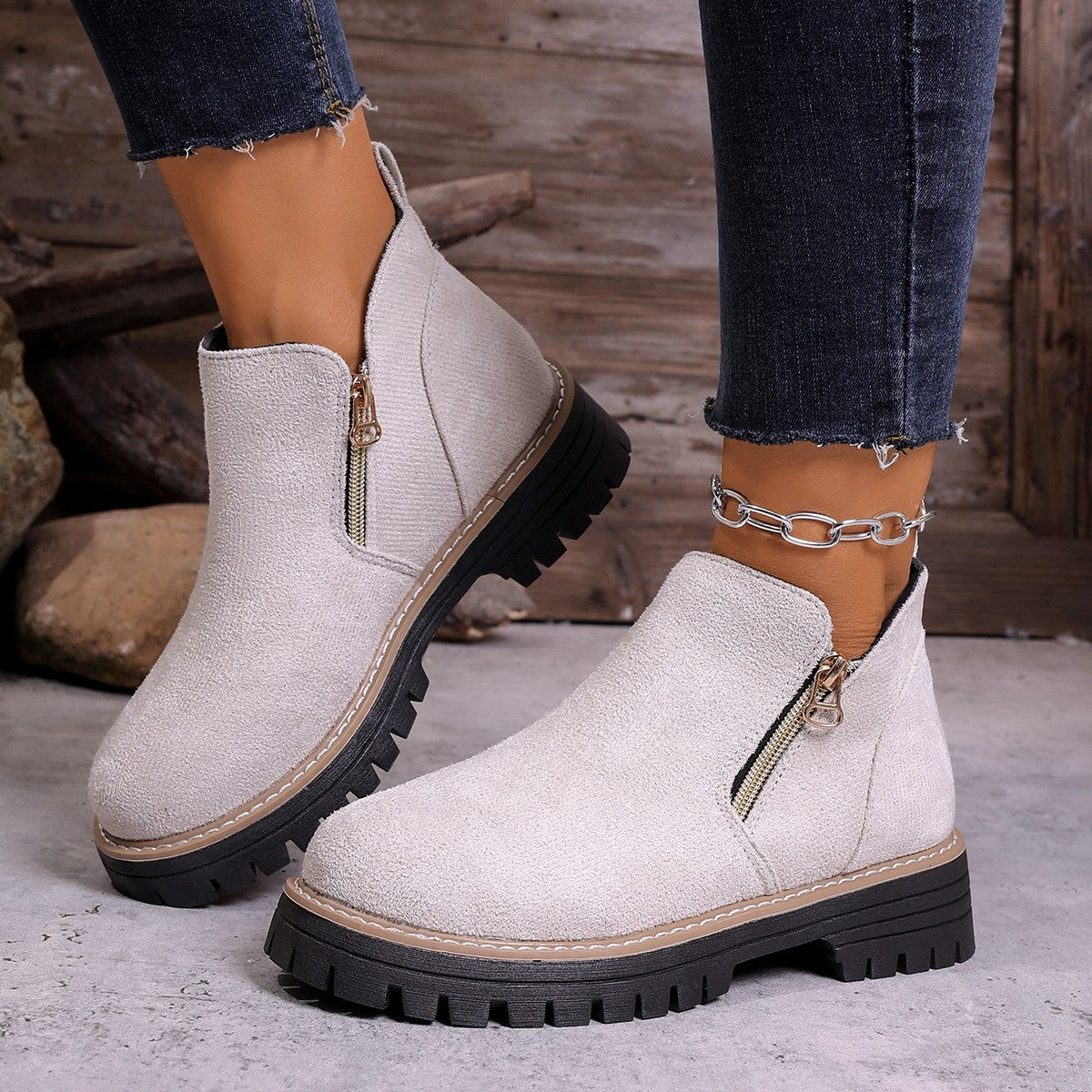 Vintage Inspired Orthopedic Boots