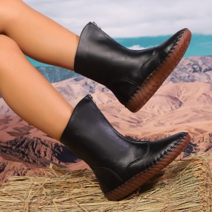 Chic Orthopedic Boots with Unique Design