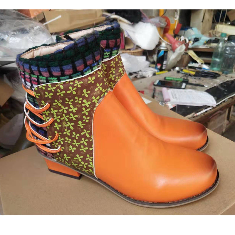 Vintage Inspired Orthopedic Boots