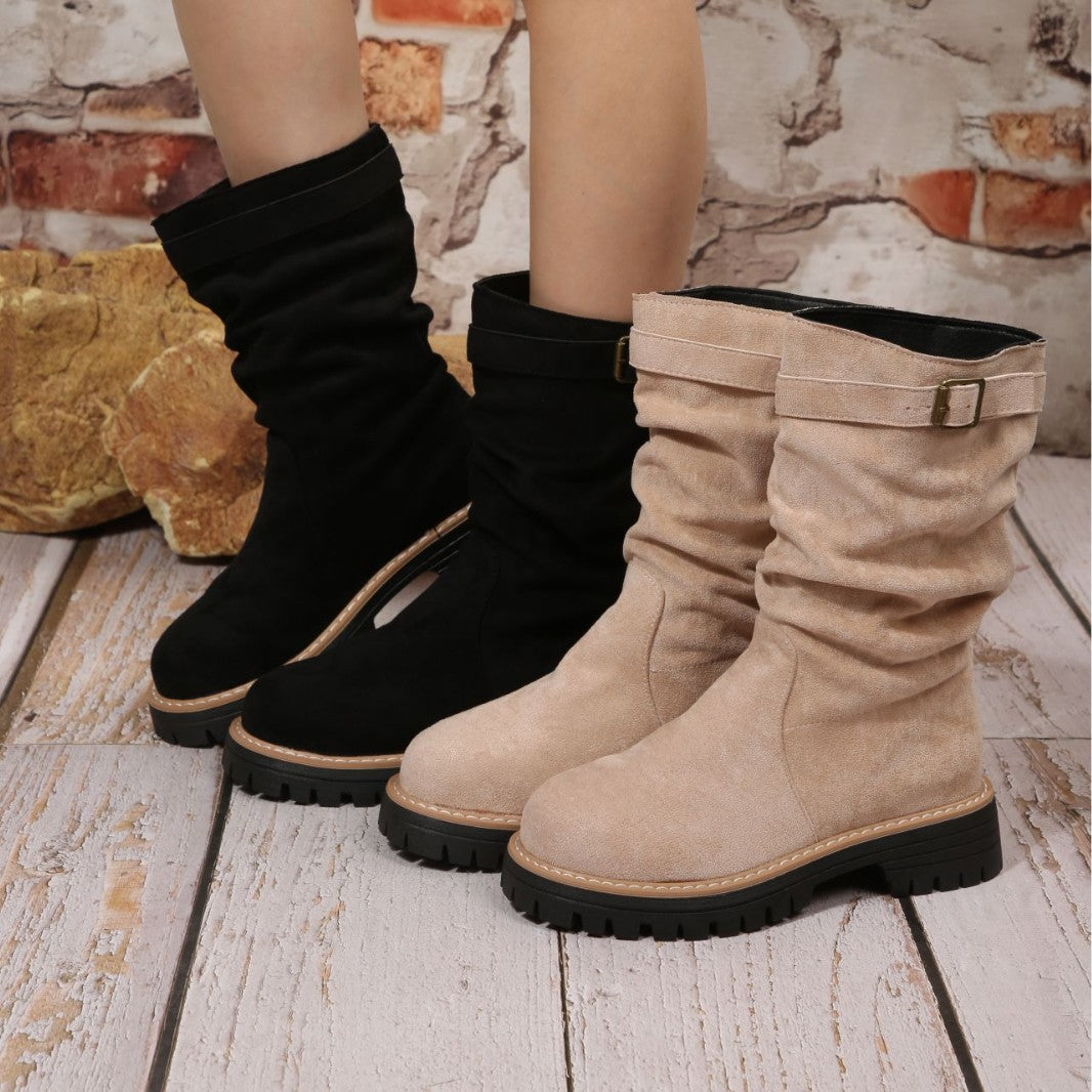 Chic Orthopedic Boots with Unique Design