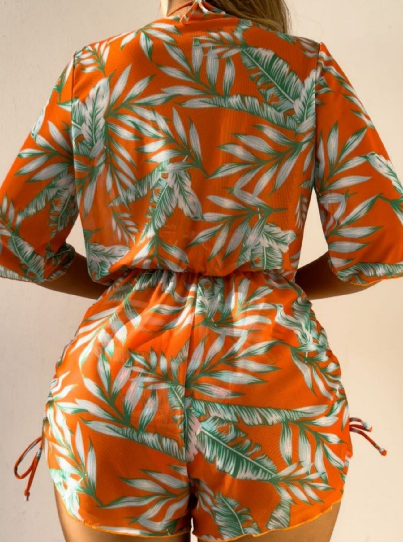 Magali® | Tropical Printed Three-piece Bikini
