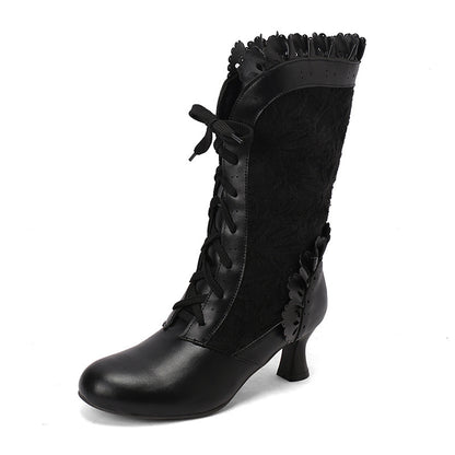 Vintage Inspired Orthopedic Boots