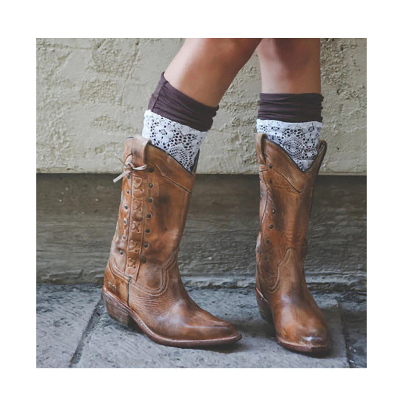 Vintage Inspired Orthopedic Boots