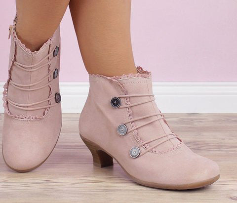 Vintage Inspired Orthopedic Boots
