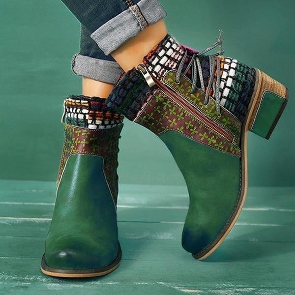 Vintage Inspired Orthopedic Boots