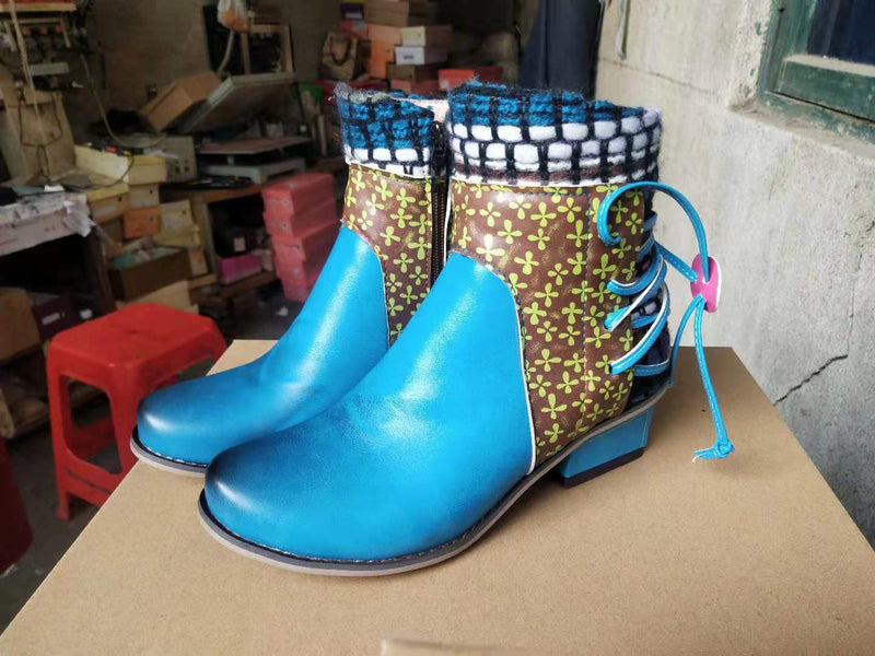 Vintage Inspired Orthopedic Boots