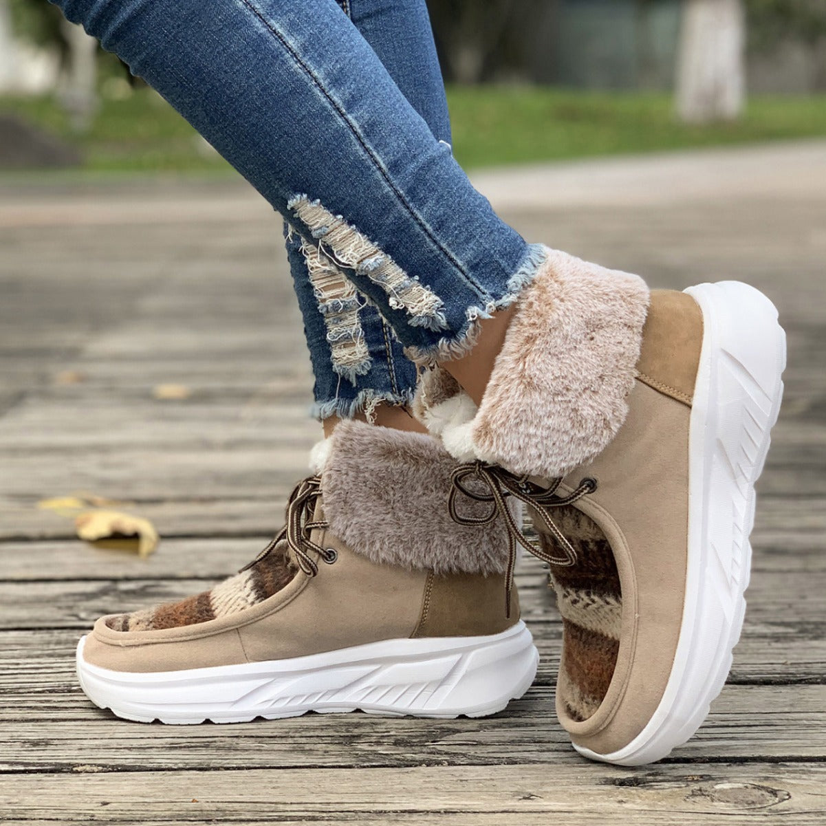 Chic Orthopedic Boots with Unique Design