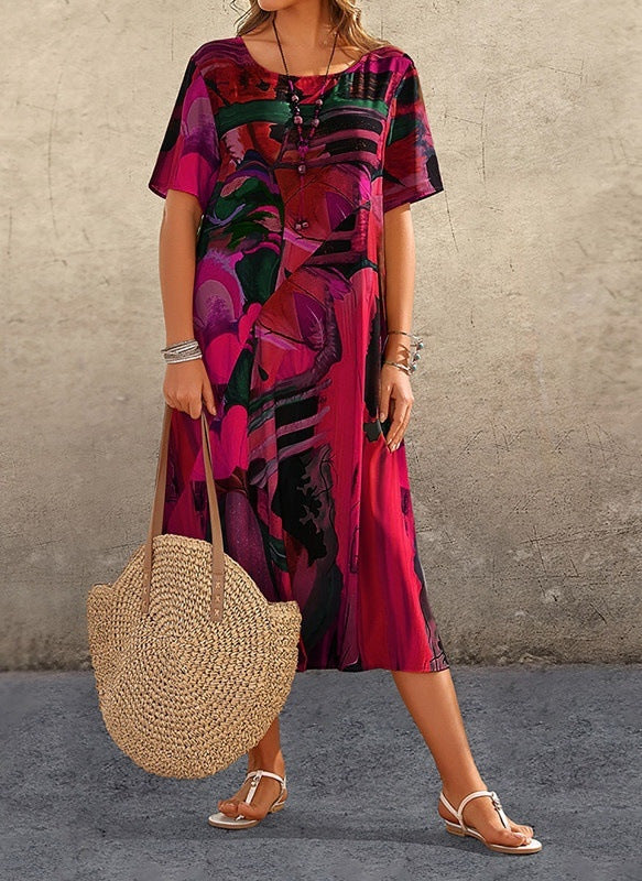 LM | Casual dress with print