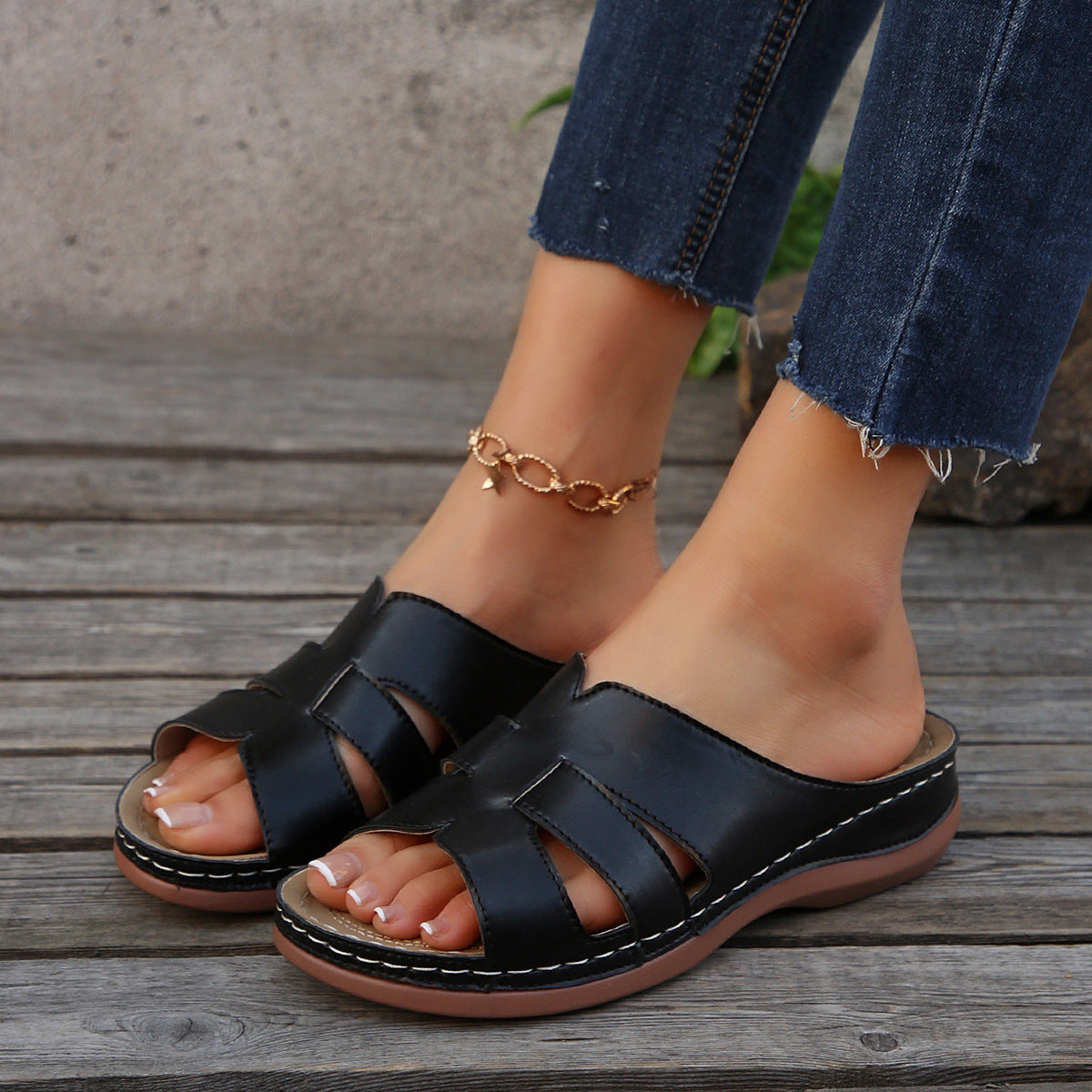 Classic Orthopedic Sandals with Timeless Style