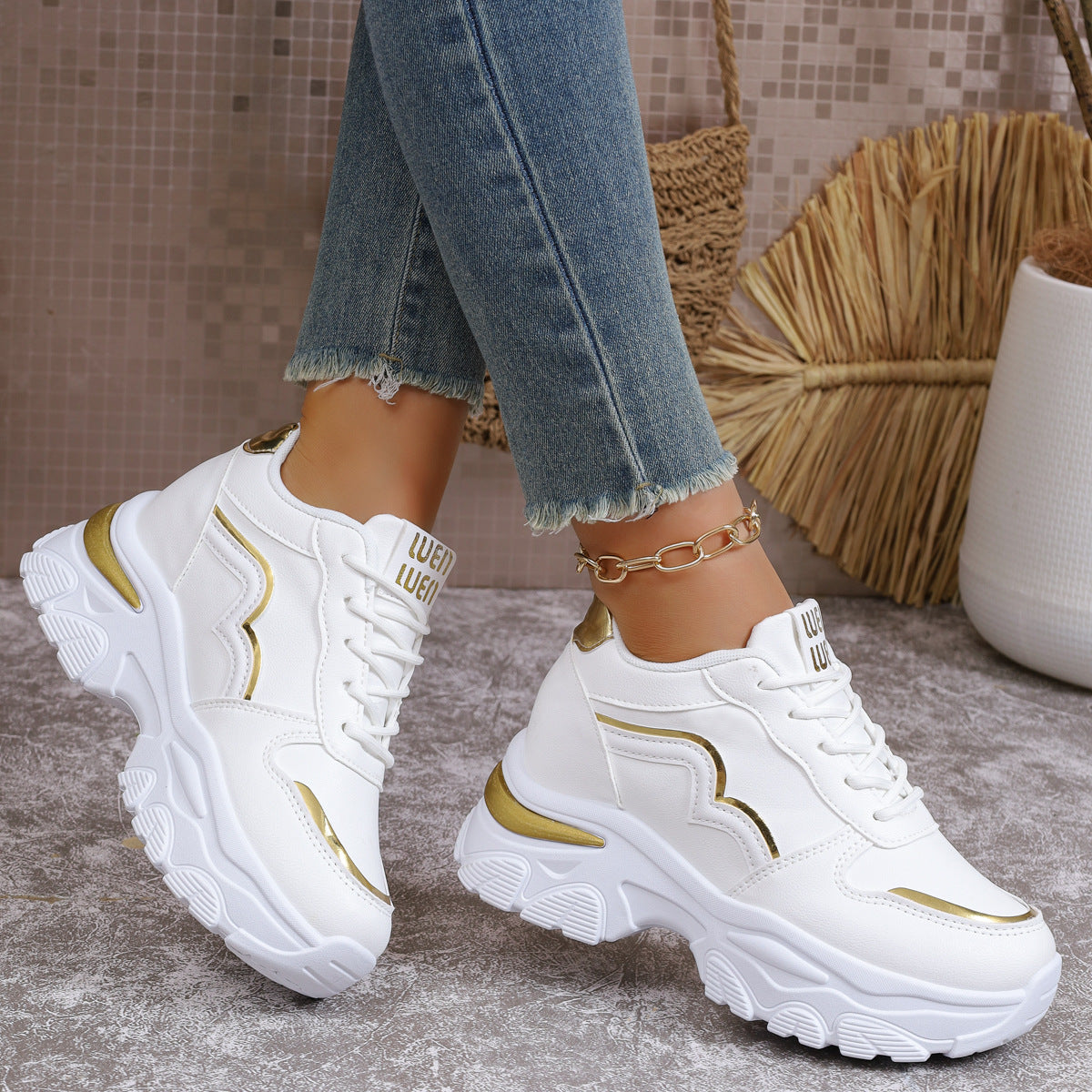 Chic Orthopedic Trainers with Unique Design