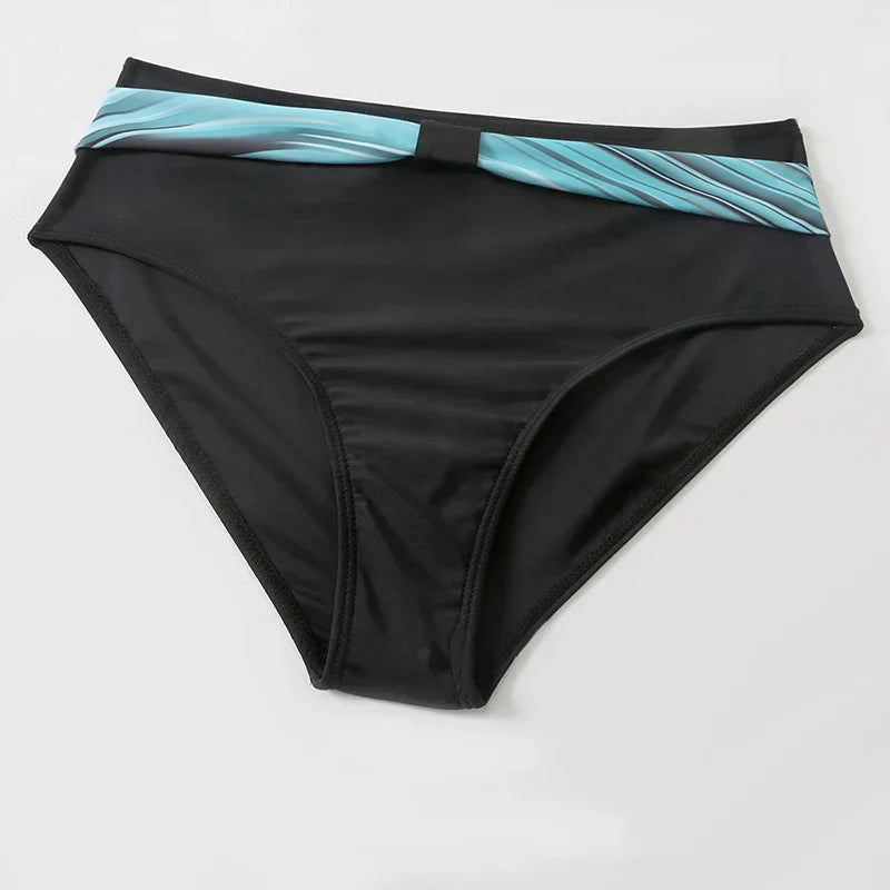 Yolanda® | High Waisted Push-up Halter Bikini Set