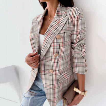 LM | Minimalist patterned jacket for women