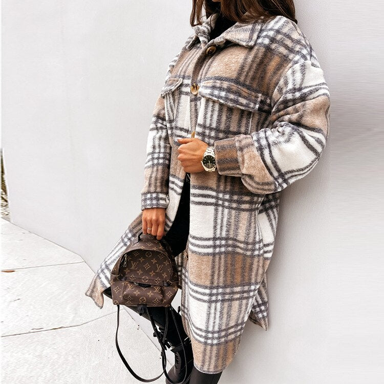 LM | Stylish plaid jacket