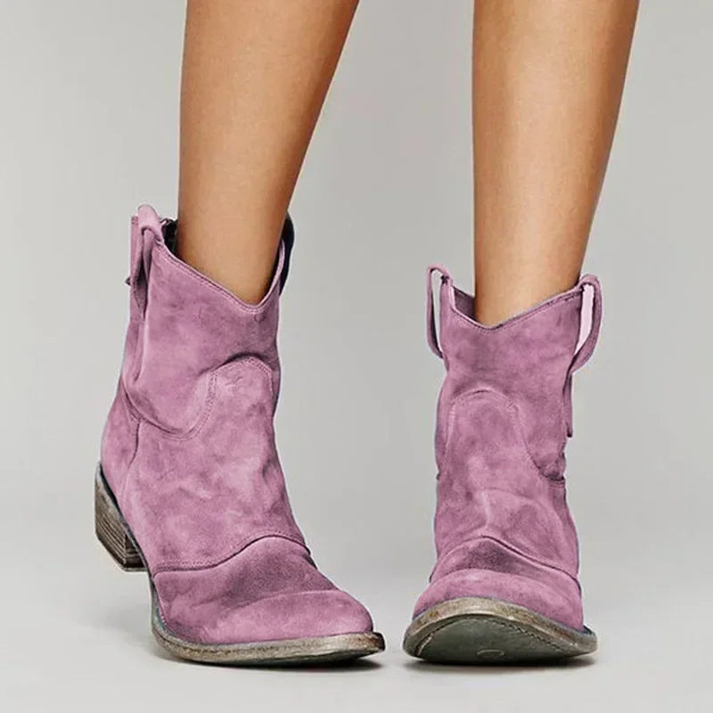 LM | Suede ankle boots