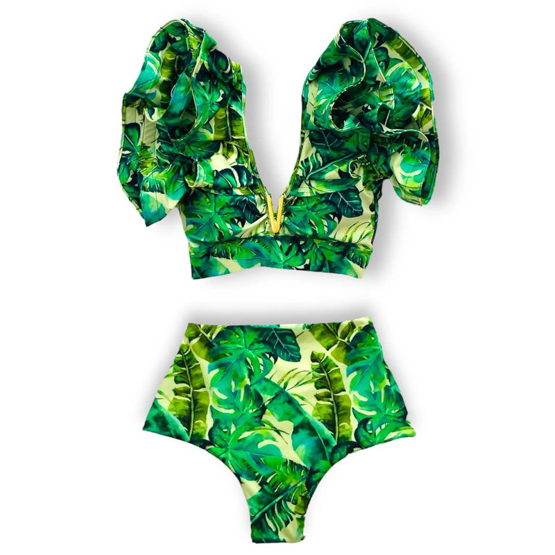 Inspired Bathing Suit With a Contemporary Edge
