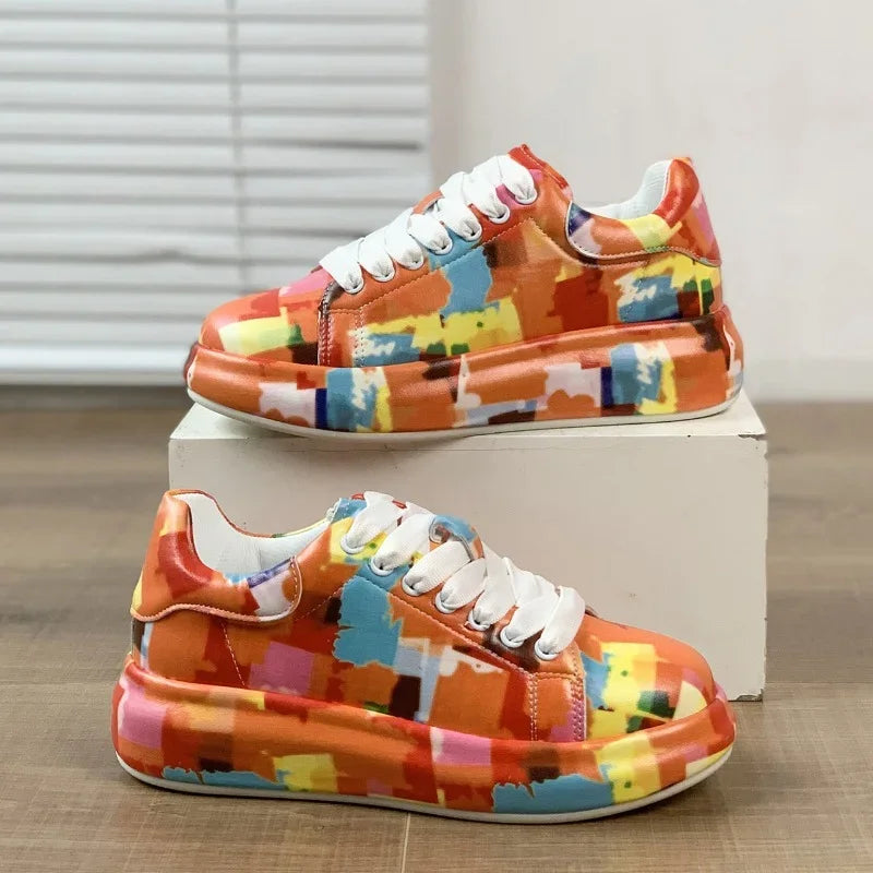 LM | Vibrant graffiti-style sneakers