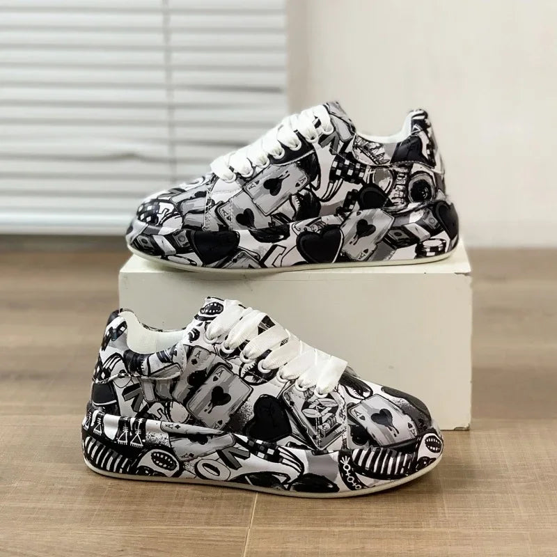 LM | Vibrant graffiti-style sneakers