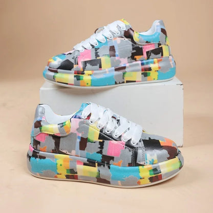 LM | Vibrant graffiti-style sneakers