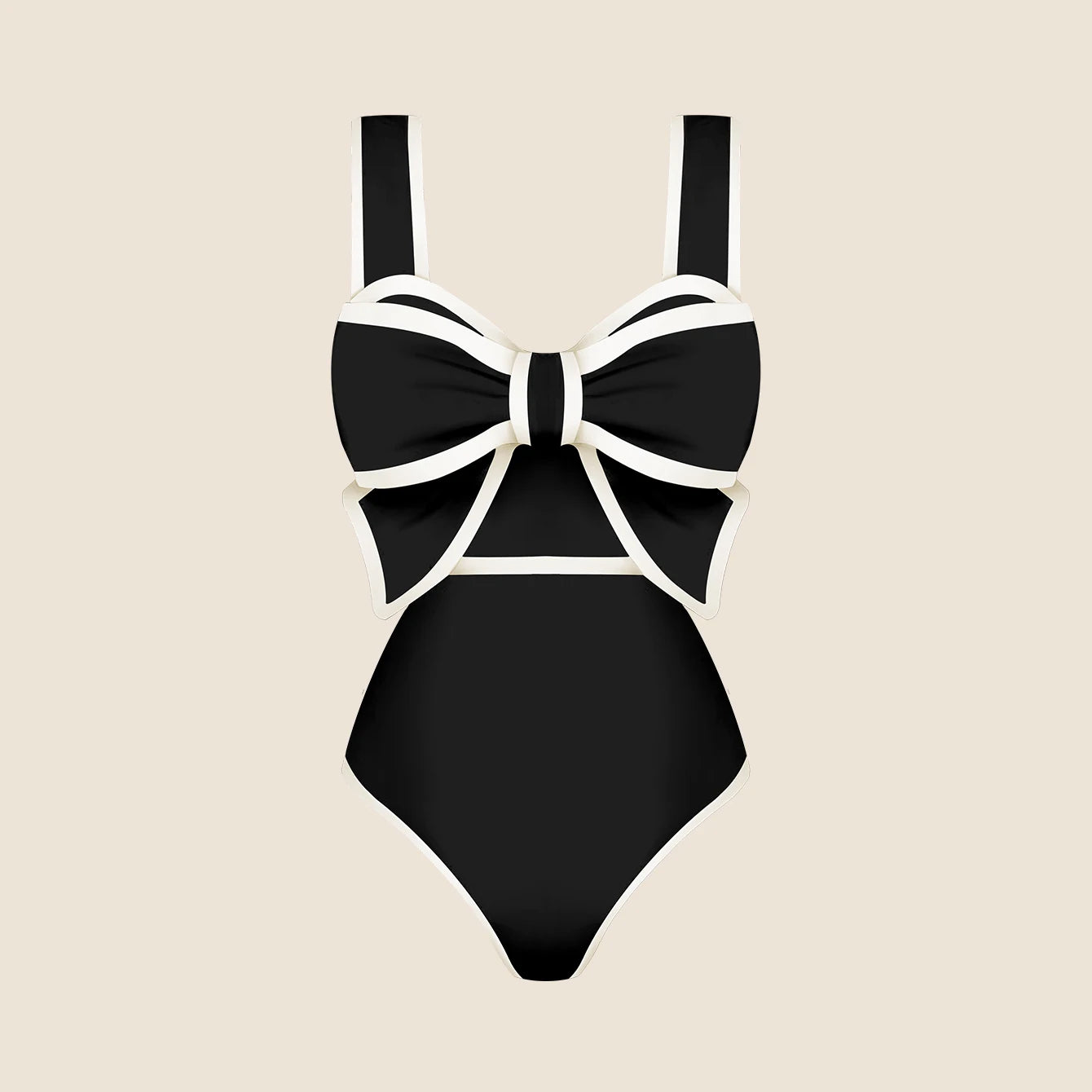 Finely Styled Bathing Suit With a Classic Look