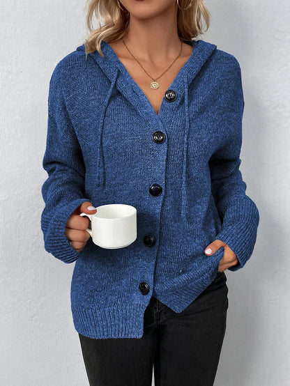 LM | Cozy cardigan with hood
