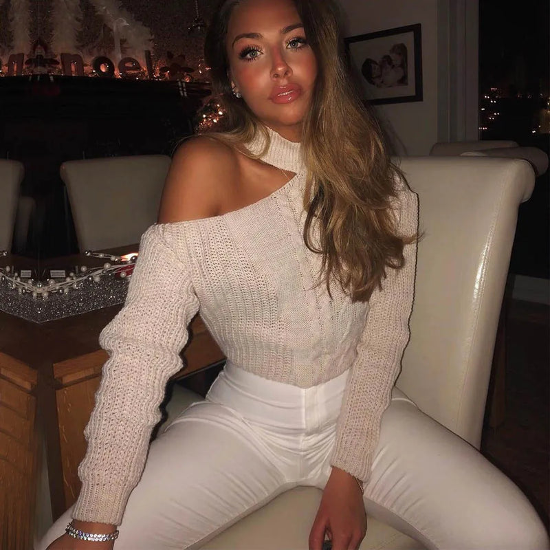 LM | Bare Shoulders knitted sweater