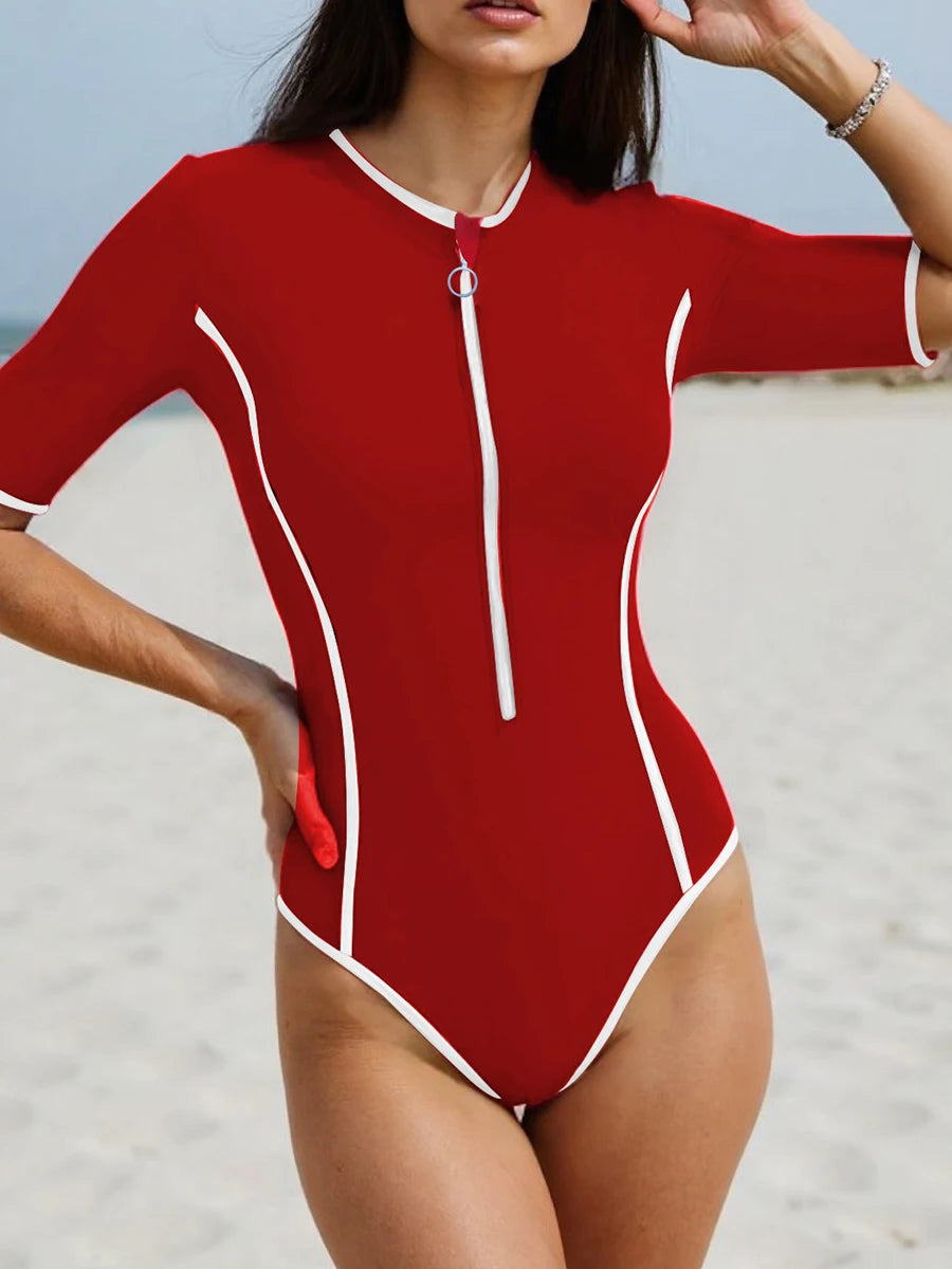 Beautifully Finished Swimsuit in a Timeless Design